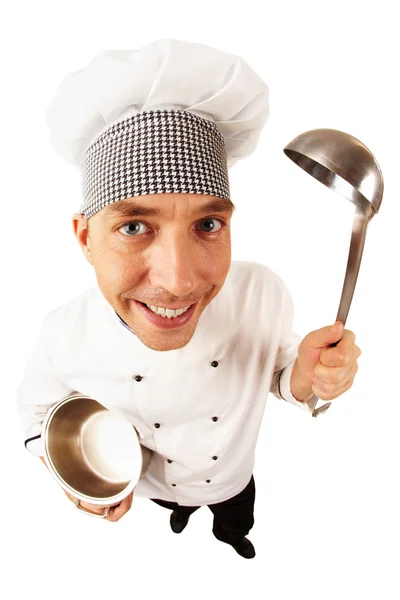 Cucinare in uniforme — Foto Stock