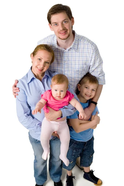 Lycklig familj — Stockfoto