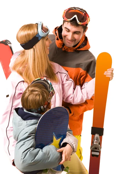 stock image Sporty family