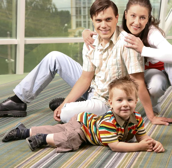 Parents and son — Stock Photo, Image