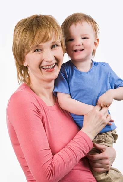 Kadın çocuk ile — Stok fotoğraf