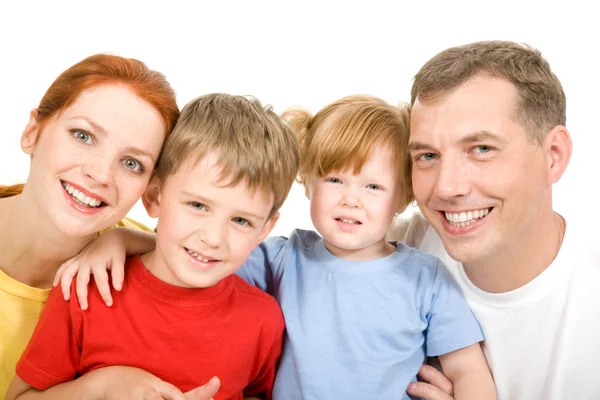 Cheerful family Stock Image