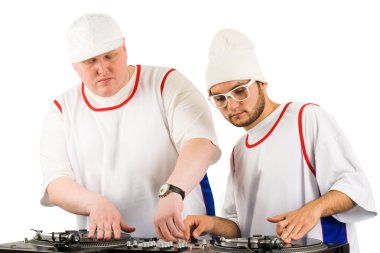 Working deejays clipart