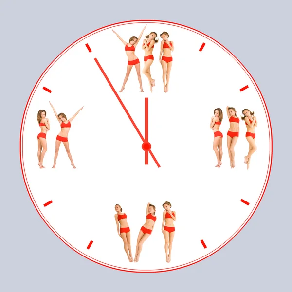 Fit clock — Stock Photo, Image