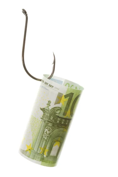 Asılı euro — Stok fotoğraf