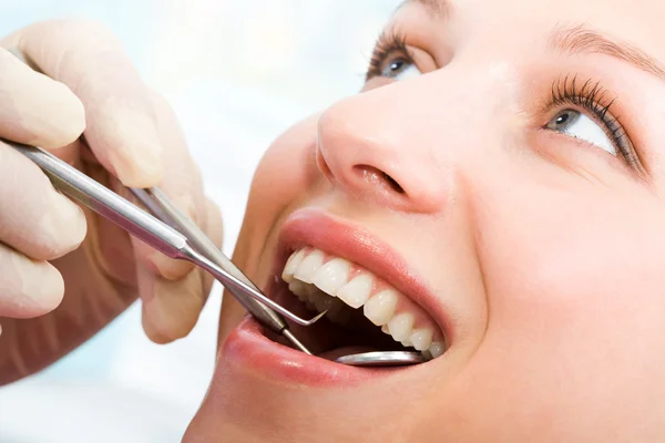 Zubní prohlídka — Stock fotografie