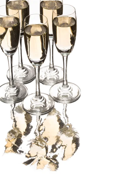Kolsyrad champagne — Stockfoto