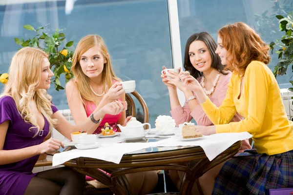 In the cafe — Stock Photo, Image