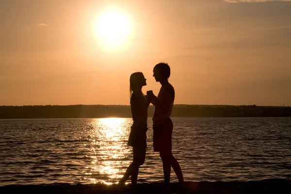 Prima del bacio — Foto Stock