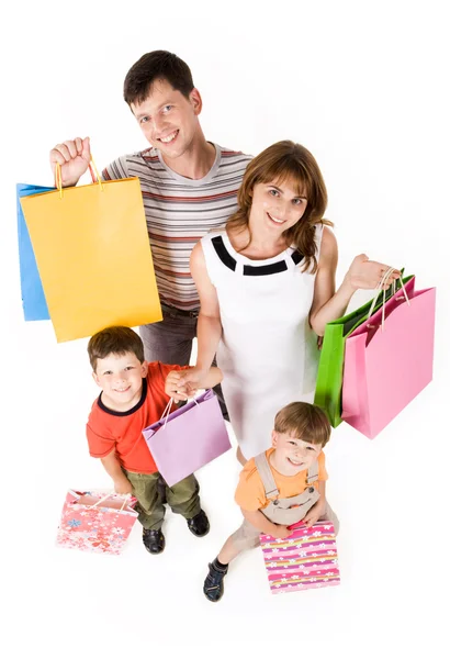 Family shopping — Stock Photo, Image