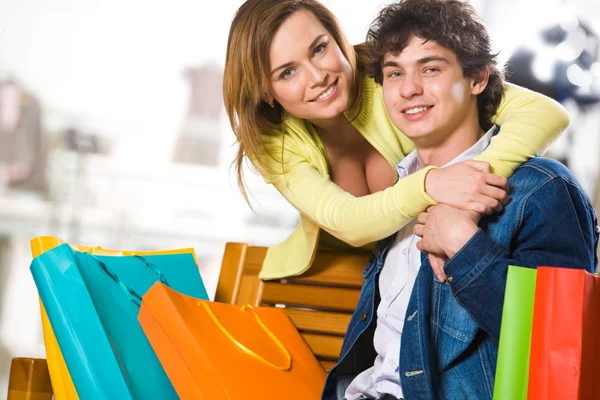 After shopping — Stock Photo, Image