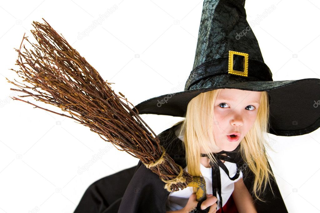 Frightening witch