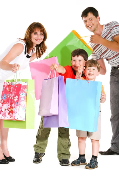 stock image Joyful shopping