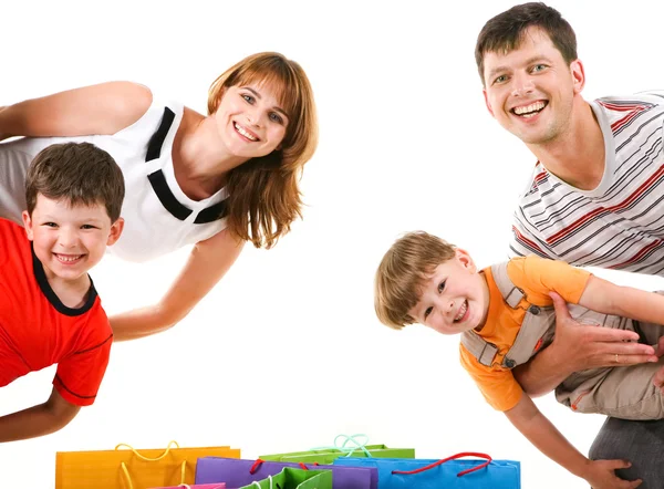 stock image Joyful shoppers