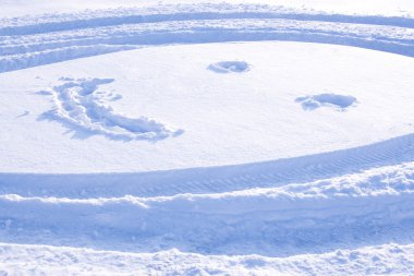 Smile on snow clipart