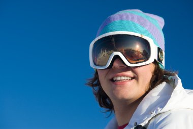 Mountain-skier clipart