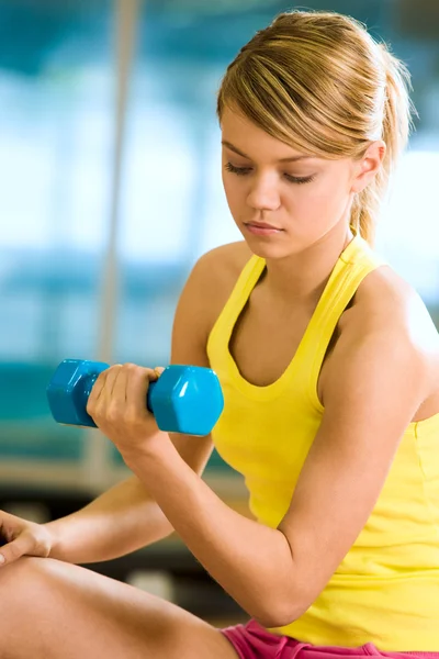 Pumping muscles — Stock Photo, Image