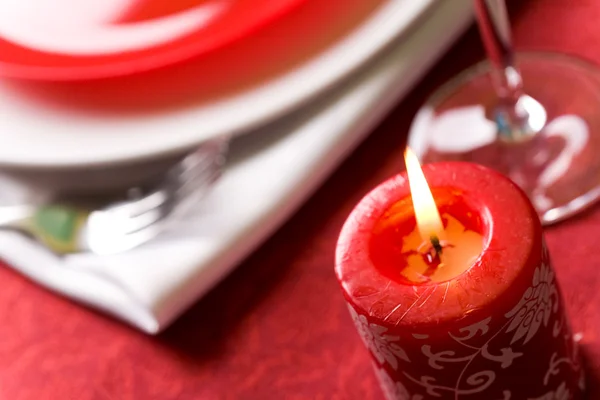 Праздничная свеча — стоковое фото
