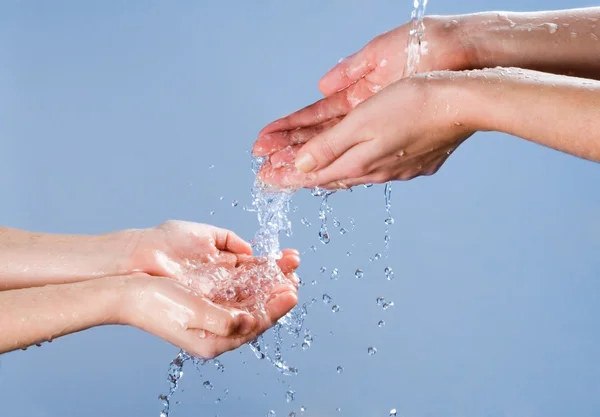 Nettoyage des mains — Photo