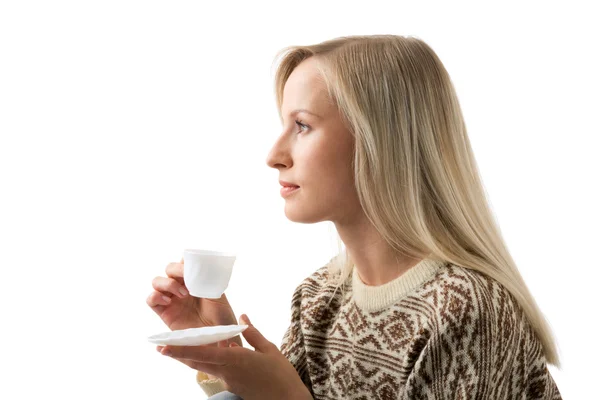Mujer con té —  Fotos de Stock