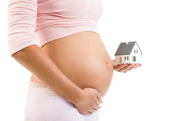 Huis voor toekomstige baby — Stockfoto