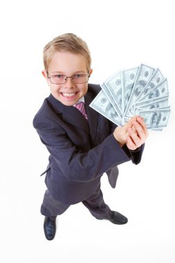 Wealthy boy clipart