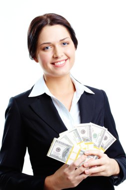 Rich woman clipart