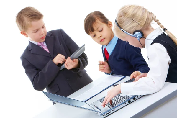 Busy children — Stock Photo, Image