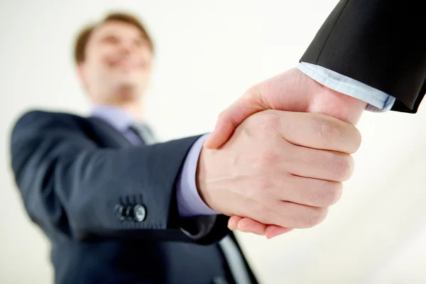 Handshaking of partners — Stock Photo, Image