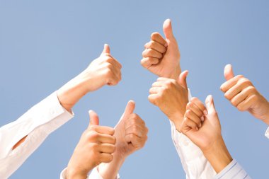 Thumbs up clipart