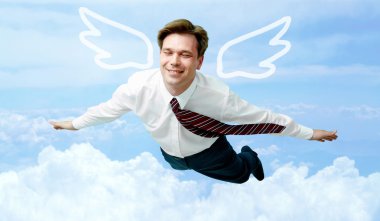 On cloud nine clipart