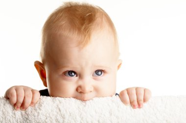 Curious baby clipart