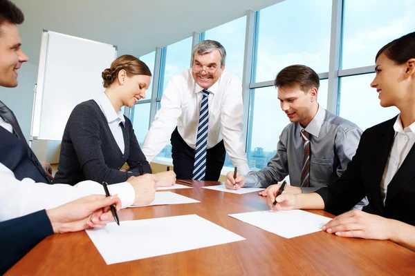 Working in group — Stock Photo, Image