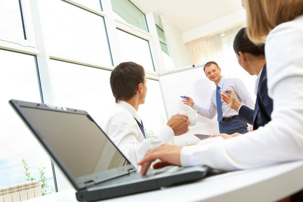 Во время конференции
