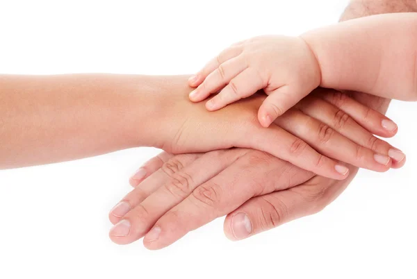 Family hands — Stock Photo, Image