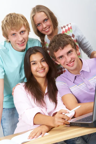 Successful students — Stock Photo, Image