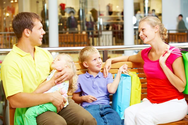 Rest after shopping — Stock Photo, Image
