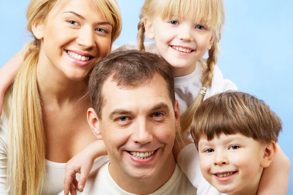 Family faces — Stock Photo, Image