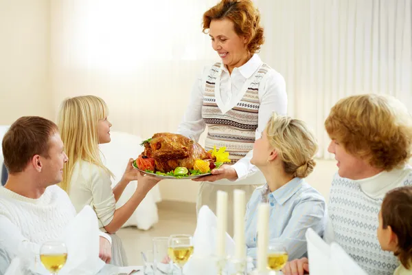 Family at dinner — Stock Photo, Image