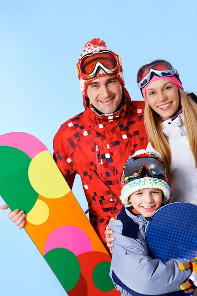 Sportive family — Stock Photo, Image