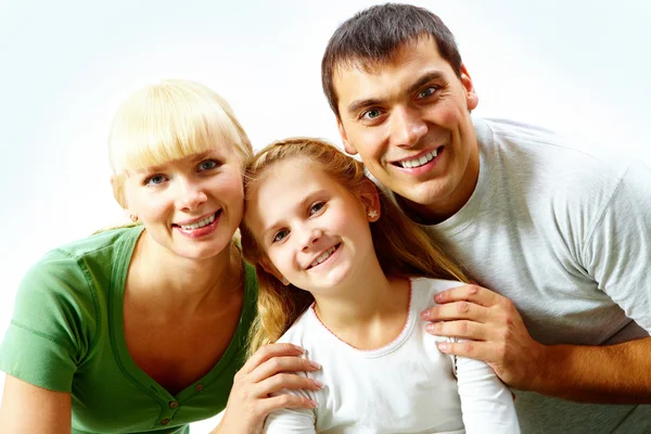 Couple and their daughter — Stock Photo, Image