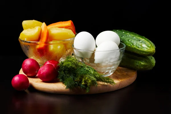 stock image Salad ingredients