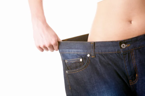 Nevhodné džíny — Stock fotografie
