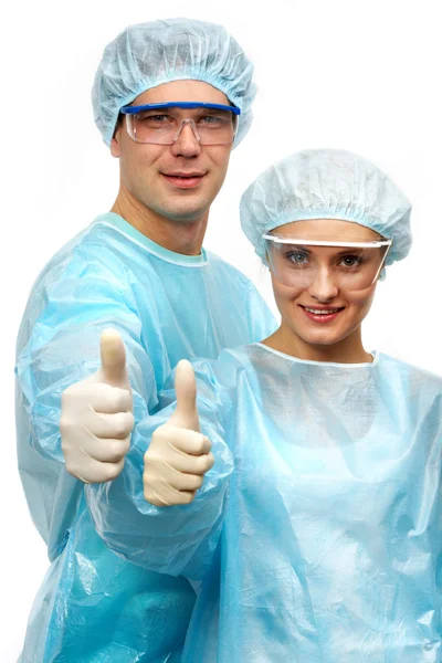 Succesvolle chirurgen — Stockfoto