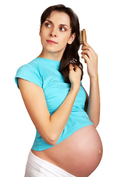 Stock image Brushing hair