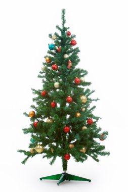 Decorated firtree clipart