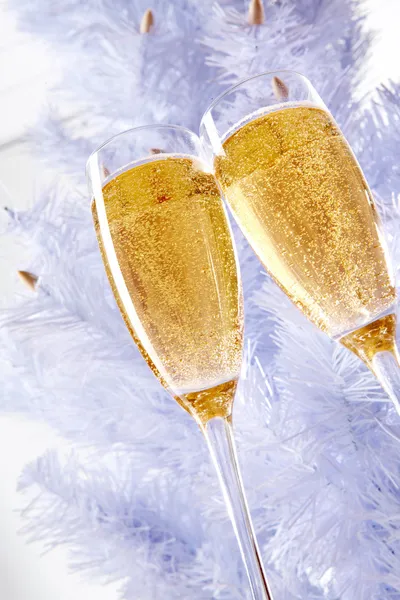 Copos com champanhe — Fotografia de Stock