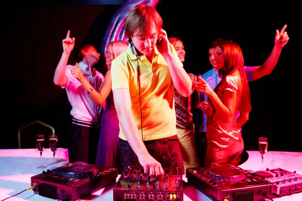 Working in club — Stock Photo, Image