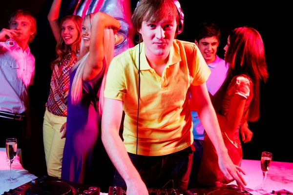 Deejay at work — Stock Photo, Image