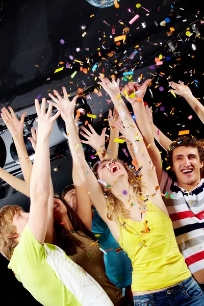 Clubbers having fun — Stock Photo, Image